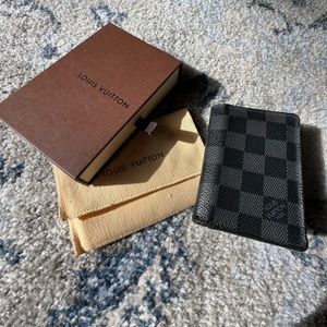 Louis Vuitton 2010 Damier Pocket Organizer Compact Wallet